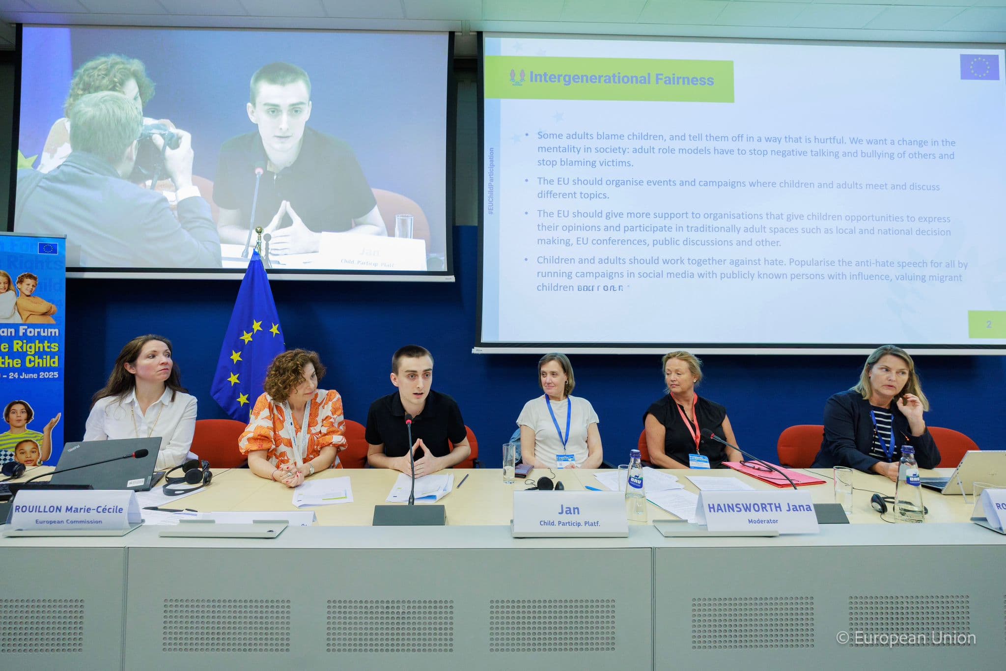 Član Mreže mladih savjetnika pravobraniteljice za djecu sudjelovao na važnim događanjima o dječjim pravima u Bruxellesu